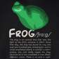 Hoodie - Frog - Black/Green